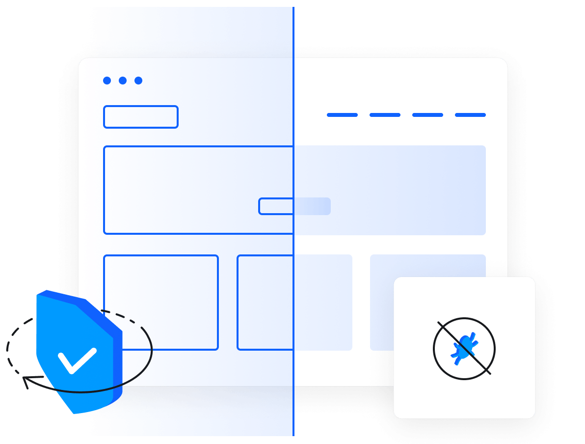 Professional security features for your website